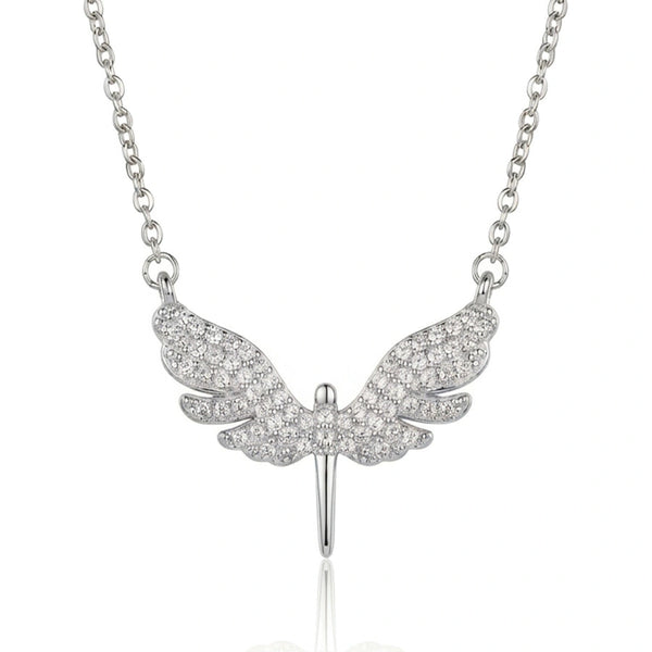 COLLIER AILES ÉLEGANT ARGENTÉ