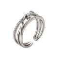 BAGUE OUVERTE TORSADÉ