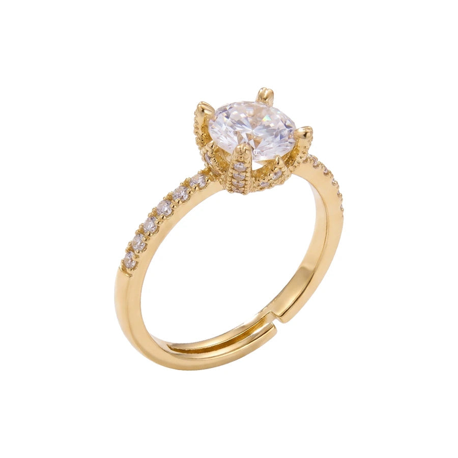 BAGUE SERTIE OVALES
