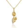 COLLIER TULIPE ÉTERNELLE D/MN