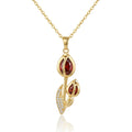COLLIER TULIPE ÉTERNELLE D/RG