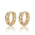 BOUCLES D OREILLES CRYSTAL DORÉ