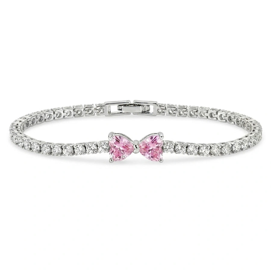 BRACELET AMOUR RUBIS ROSE