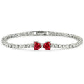 BRACELET AMOUR RUBIS ROUGE