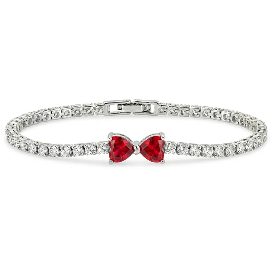 BRACELET AMOUR RUBIS ROUGE