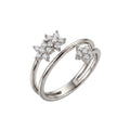 BAGUE DOUBLE FLEUR