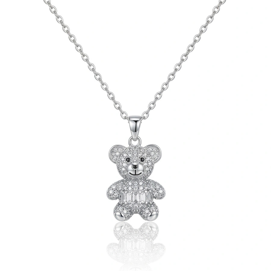 COLLIER OURSON LUXE ARGENTÉ