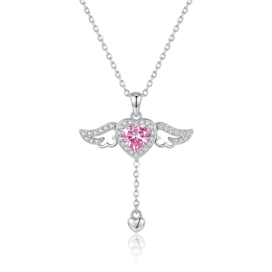 COLLIER ANGE D AMOUR ARGENTÉ