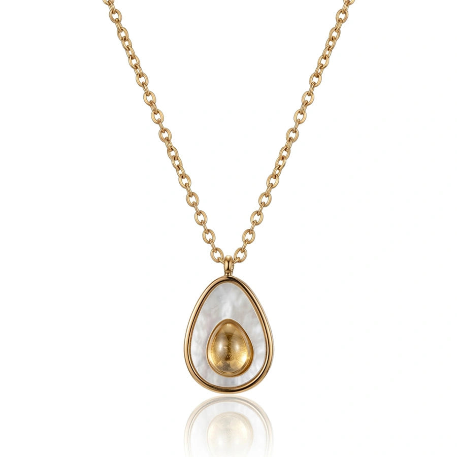 COLLIER EN FORME D'AVOCAT DORÉ
