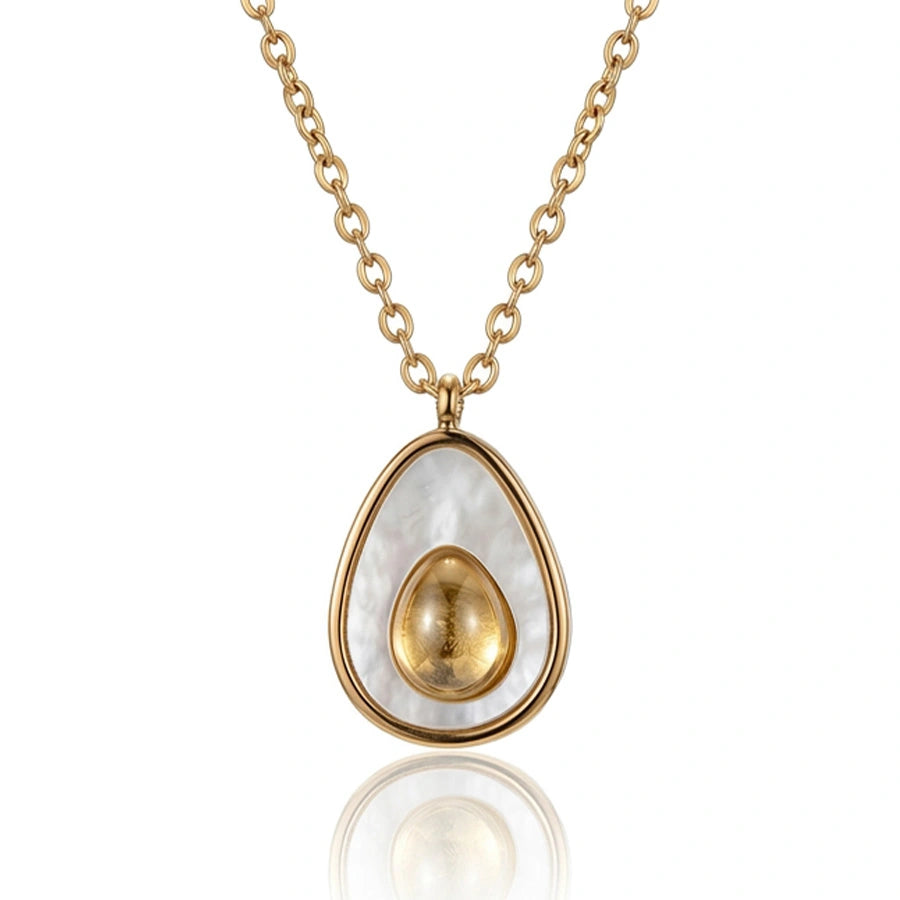 COLLIER EN FORME D'AVOCAT DORÉ