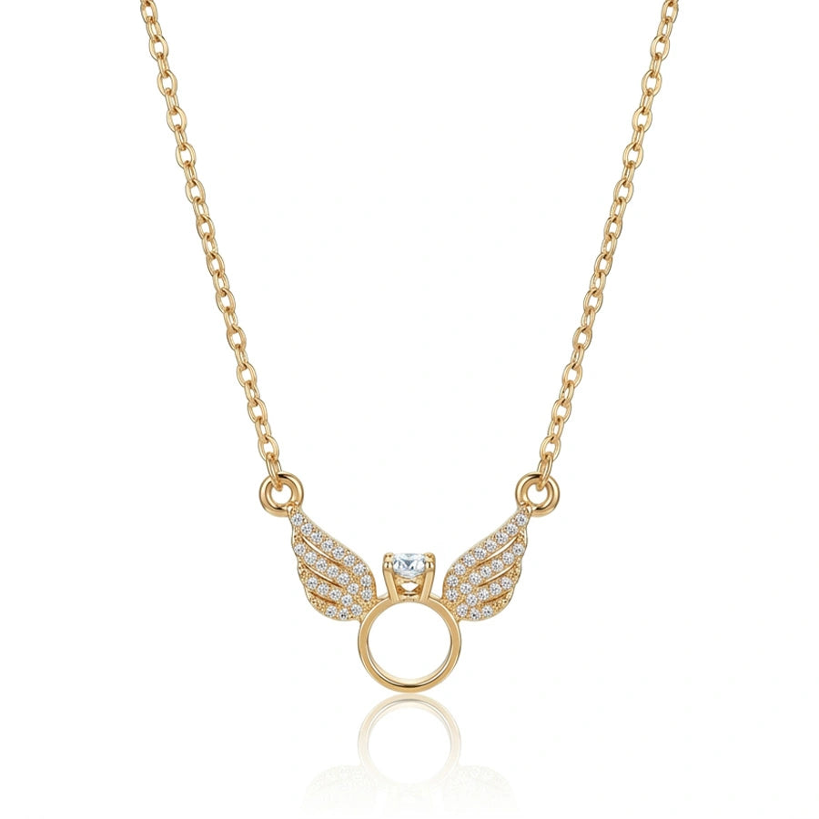 COLLIER AILE MODERNE DORÉ