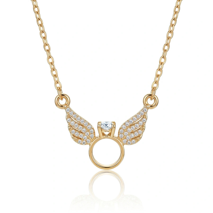 COLLIER AILE MODERNE DORÉ