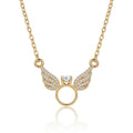 COLLIER AILE MODERNE DORÉ
