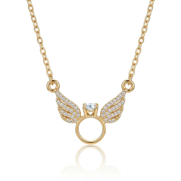 COLLIER AILE MODERNE DORÉ