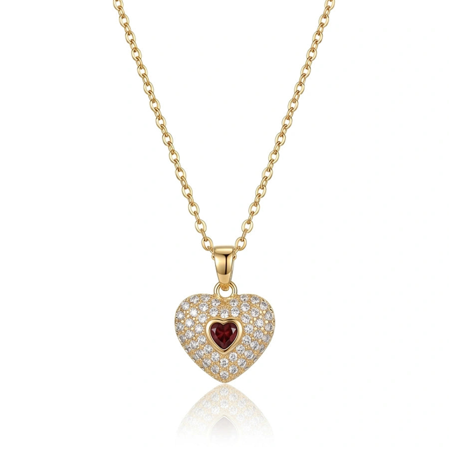 COLLIER CŒUR PASSION DORÉ