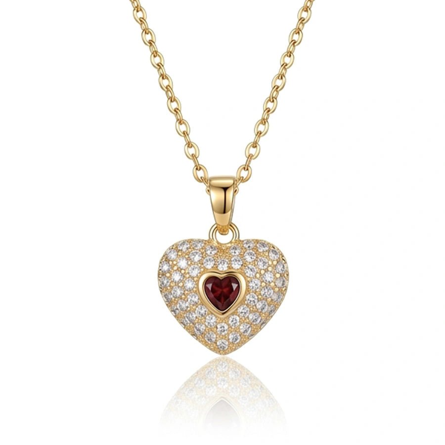 COLLIER CŒUR PASSION DORÉ