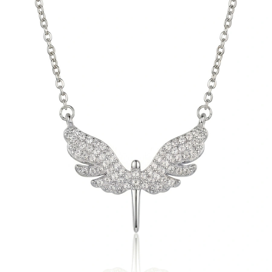 COLLIER AILES ÉLEGANT ARGENTÉ