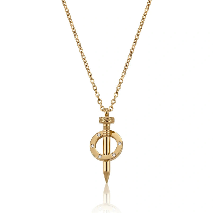 COLLIER CLOU OR DORÉ