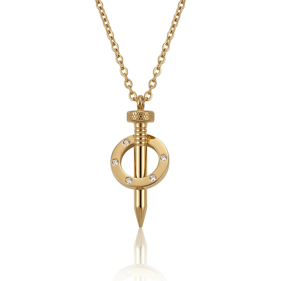 COLLIER CLOU OR DORÉ