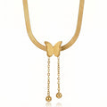 COLLIER PAPILLONE DORÉ