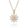 COLLIER DE FLEUR DE SOLEIL DORÉ