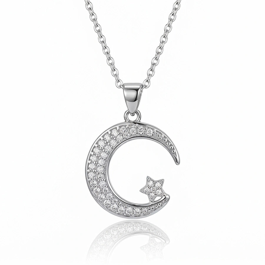 COLLIER CÉLESTE ARGENTÉ