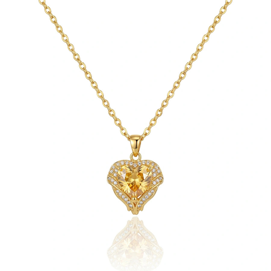 COLLIER PERLE DU CŒUR DORÉ