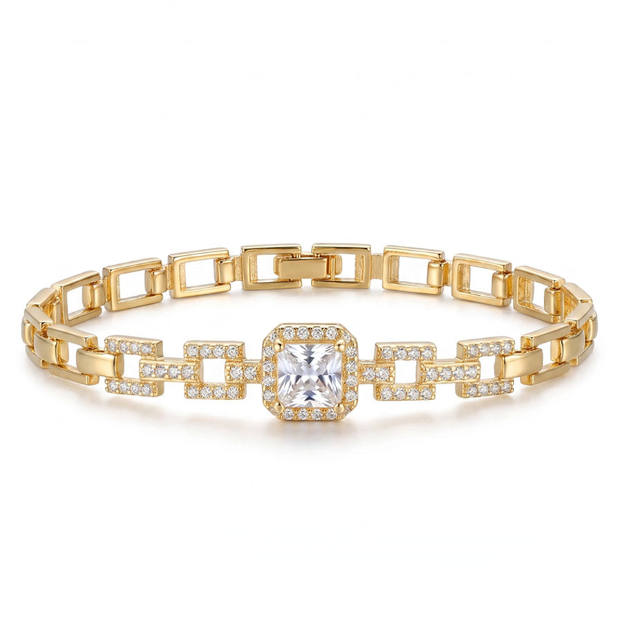 BRACELET IMPÉRIAL CARRÉ DORÉ