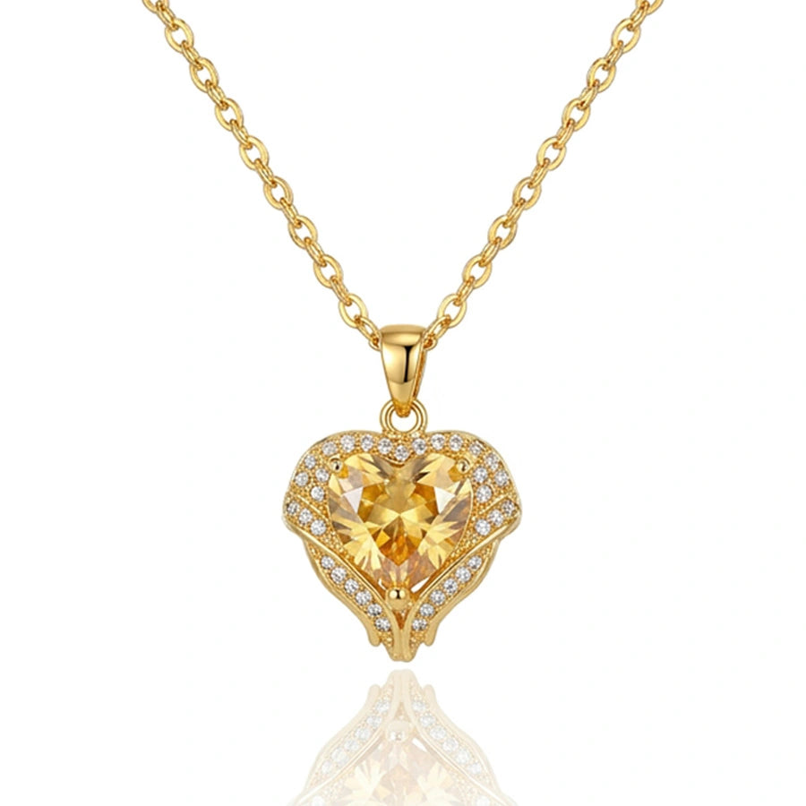 COLLIER PERLE DU CŒUR DORÉ