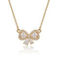 COLLIER NOEUD PAPILLON DORÉ