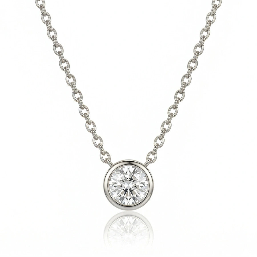 COLLIER PENDENTIF CLAVICULE ARGENTÉ