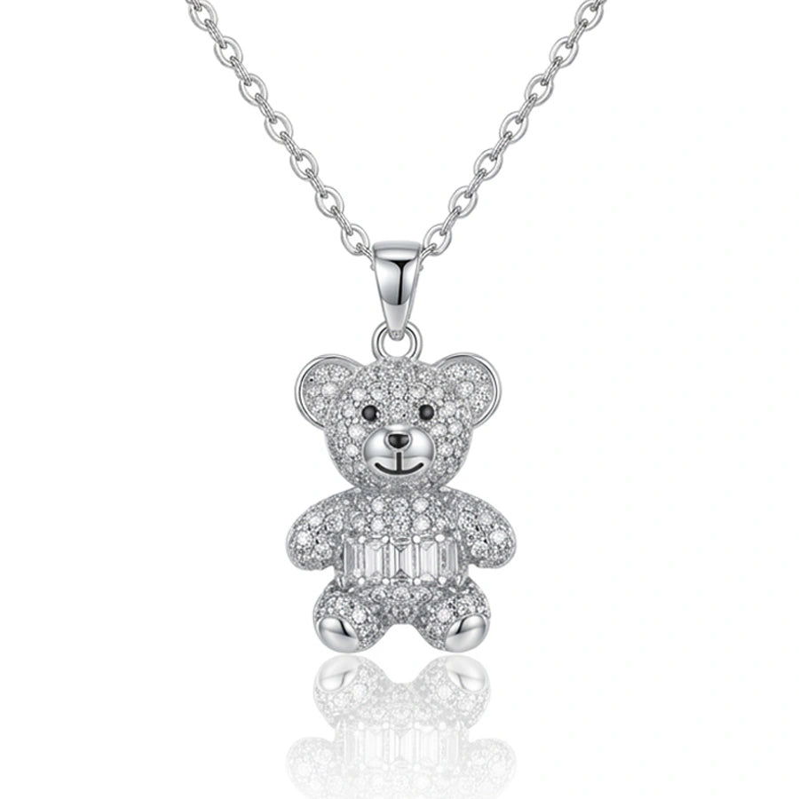 COLLIER OURSON LUXE ARGENTÉ