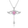 COLLIER ANGE D AMOUR ARGENTÉ