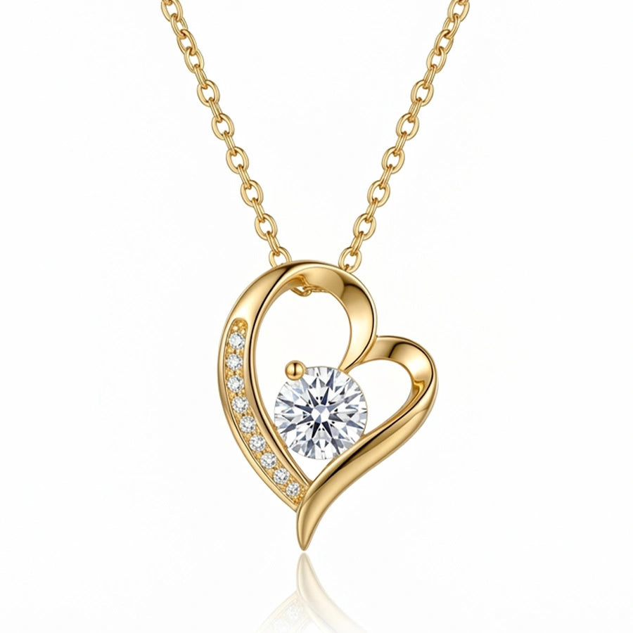 COLLIER CŒUR PRÉCIEUX DORÉ