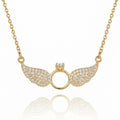 COLLIER AILES DIVINES DORÉ