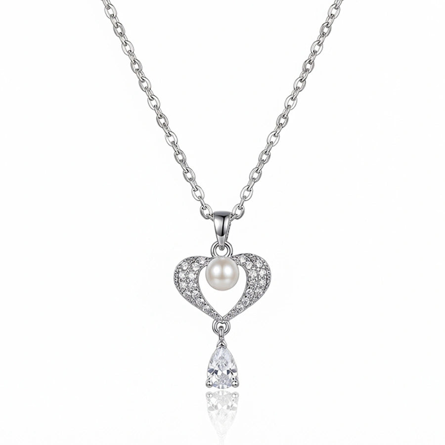 COLLIER STRASS CHIC ARGENTÉ
